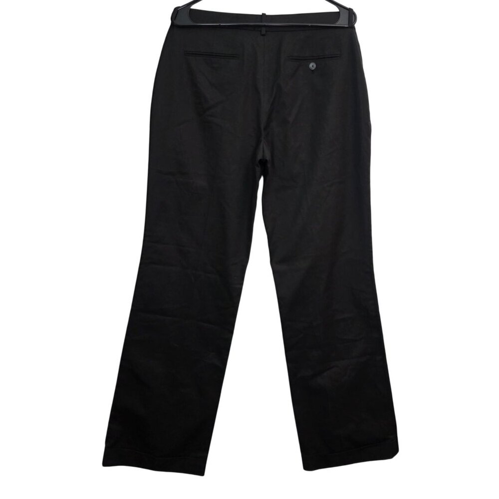 Ralph Lauren NWT Black Label Pants Solid Cuffed Cotton 12 - Picture 2 of 5